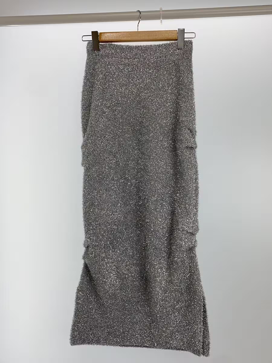 AMERI Long Skirt, Size S, Polyester, Solid Color,… - image 2