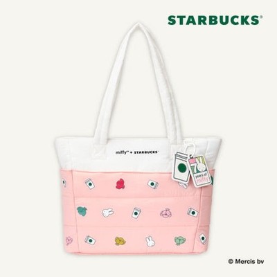 STARBUCKS Korea 2025 Forever Miffy Puffer Pouch Puffer Bag Large