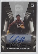 2021 Panini Black Rookies Silver Auto 1/50 Larry Rountree III #177 Auto pr9