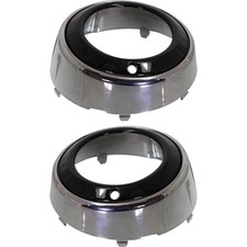 Fog Light Trim Set For 2010 Mitsubishi Outlander Left Right 2pc