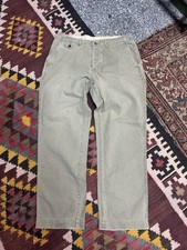 Vintage 40s Style WW2 Military HBT 13 Star Distressed Polo Ralph Lauren Pants