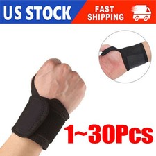 Wrist Brace Sports Band Wrap Adjustable Support Gym Strap Carpal Tunnel Bandage