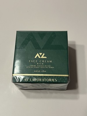 Authentic $165 AV Laboratories AVL Face Cream Rich Full Size 50 ML New