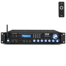 Pyle 3000W Multi-Channel Bluetooth Wireless Power Amplifier - Rack Mount -