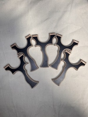 x5 - Birkenlagenkatapult/Schleuder Handarbeit (Jagd, Milbro, Romany Gypsy)
