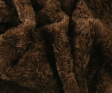 Mohair Stoff Teddybär deutsche Helmbolde 20 mm Stapel braun Wirbel 1/16, 1/8 & 1/4m