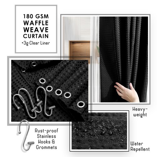 20PC Bamboo Bathroom Accessory Set - Complete Bathroom Accessory Set & Bath Rugs - Picture 4 of 42