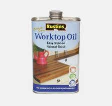 Wooden Worktop Oil Quick Dry Rustins Protects and Nourishes 500ml and 1 Litre