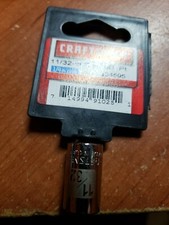 Craftsman 7/32" x 1/4" Dr Standard Easy Read Socket 6 Pt 34595 Made in USA
