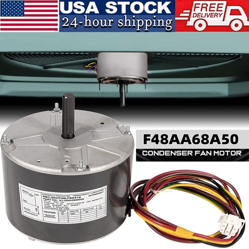 F48AA68A50 for A.O.Smith York Coleman Condenser Fan Motor 1/4 HP 208-230V 850RPM