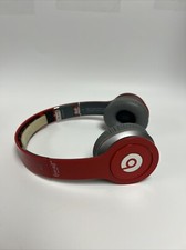 Beats Solo HD Headphones - Red No Chords Tested 