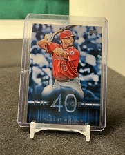 Albert Pujols 2015 Topps Free Agent 40 insert F40-1 Los Angeles Angels