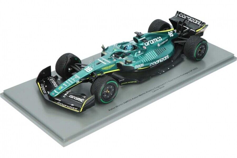  AMR22 # 18 Lance Stroll Aramco Cognizant F1 Campeonato Mundial  de Fórmula Uno (2022) 1/64 Modelo Fundido a Presión de Sparky Y263 : Arte y  Manualidades