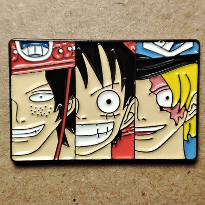 One Piece Enamel Pins Lot Pirate Anime Collectible Brooches You