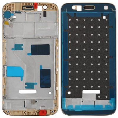 Front Housing LCD Frame Bezel Plate for Huawei G7 Plus (Gold)