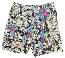 Tommy Bahama Relax Men Short Swim Trunks Large Tropical Hawaiian Floral