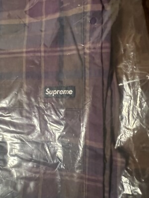Supreme Cotton Cinch Pant in Purple Plaid Men's Size Large Supreme Cotton Cinch Pant in Purple Plaid Men's Size Large