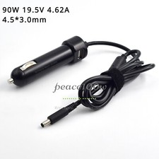 90W Car Charger Adapter for Dell Inspiron 20 3000 Series Laptop 4.5 3.0mm