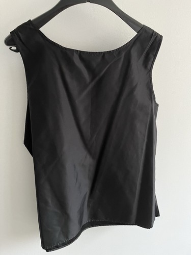 NWT Kate Hill Women’s Blazer & Top Set Sz 14W Black 100% Silk Open Front Jacket - Picture 8 of 10