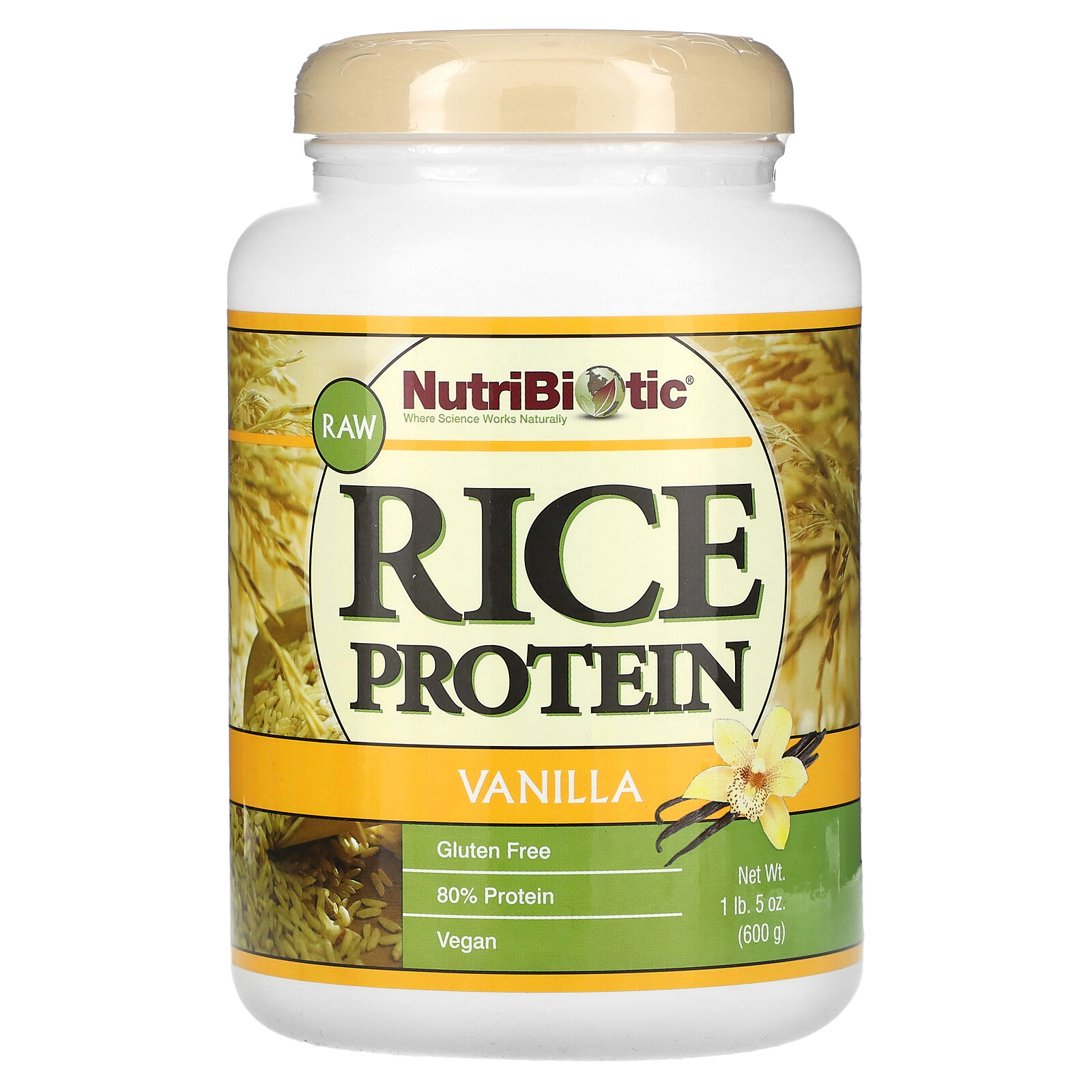 NutriBiotic Rice Protein, Vanilla for sale online eBay