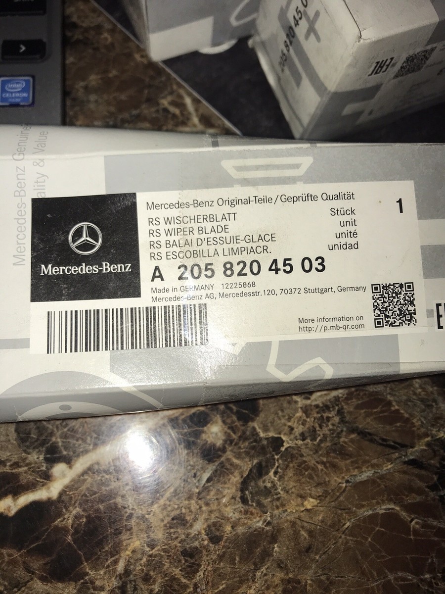 MERCEDES-BENZ GLC X253 Front Wiper Blade Set LHD A2058204503 NEW