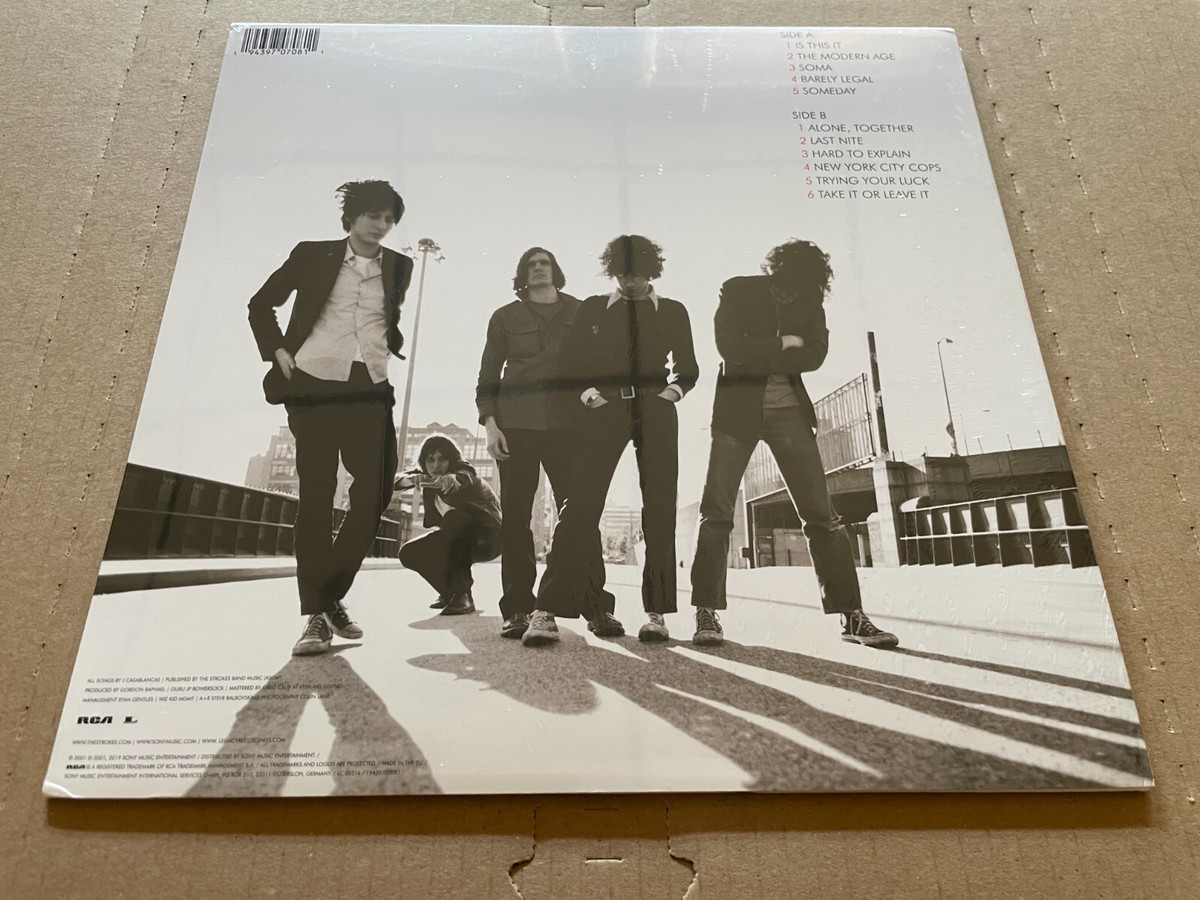 NEW SUPER RARE The Strokes - Is This It WHITE Vinyl LP NEW SUPER RARE The Strokes - Is This It WHITE Vinyl LP