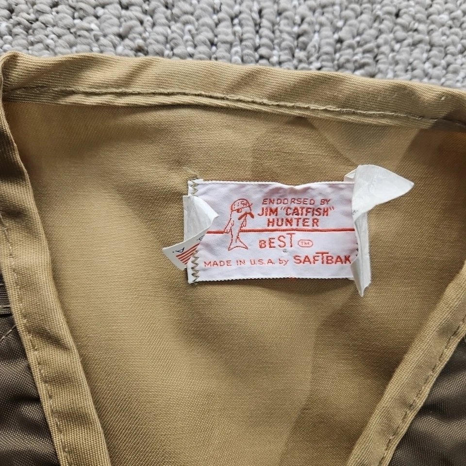 SafTbak Vest Mens Small Hunting Fishing Shooting Jim Catfish Hunter No Size Tag - Image 3 of 4