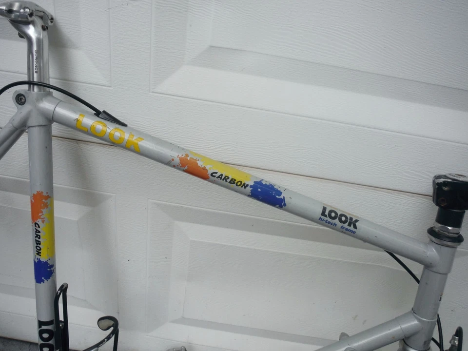 MARCO BICICLETA CARBONO LOOK GENERATION 4 KG56 TAMAÑO 60CM CON DURA-ACE SHIMANO 105 ACCESOS Foto 4 de 4