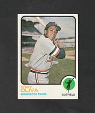 1973 Topps Tony Oliva #80 ~~ Twins HOF ~~ Nice Card ~~ New Hall of Famer! 
