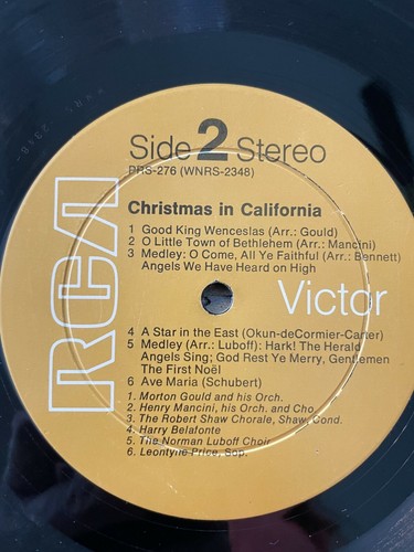 VINYL LP'S Christmas in Ca RCA ,Gift of Christma CBS &We wish you the Merriest - Imagen 4 de 11