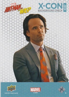 2018 ANT-MAN AND THE WASP X-CON BACKGROUND CHECK SINGLE CHASE TRADING CARD XCB7