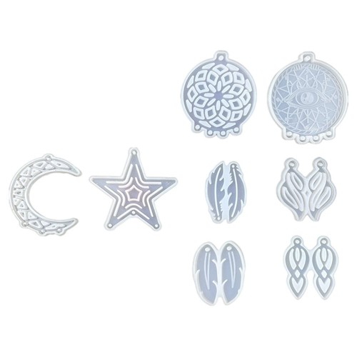 8 Pcs Pendant Epoxy Casting Wall Mold Dream Catcher Silicone eBay