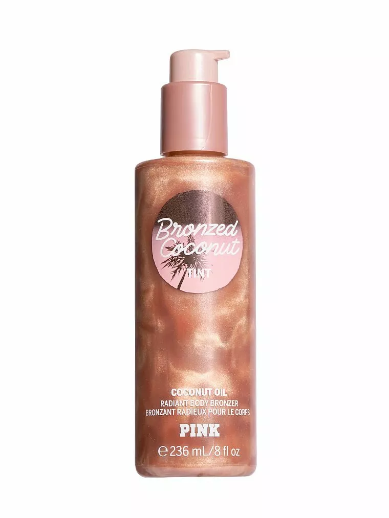 VICTORIA S SECRET BRONZED COCONUT TINT RADIANT BODY BRONZER 8.0