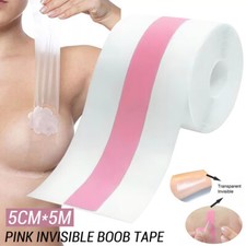 2x Invisible Boob Tape Frauen BH Brustwarzenabdeckung selbstklebend Push Up Bruststraffung Tape