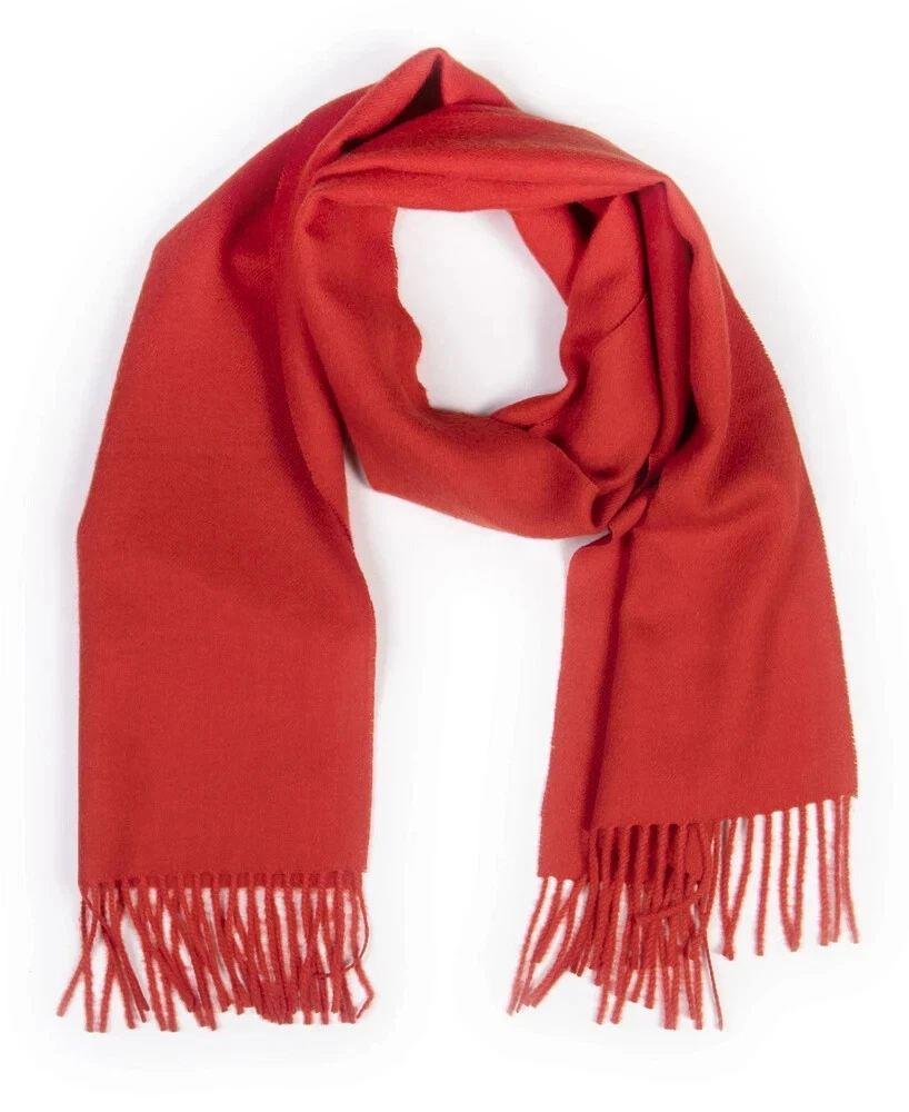 Simply Natural Luxurious Alpaca Womens Solid Scarf - Orange