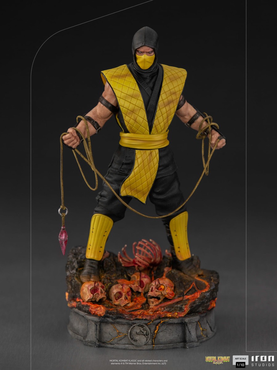 Iron Studios Mortal Kombat The Scorpion Action Figure for sale