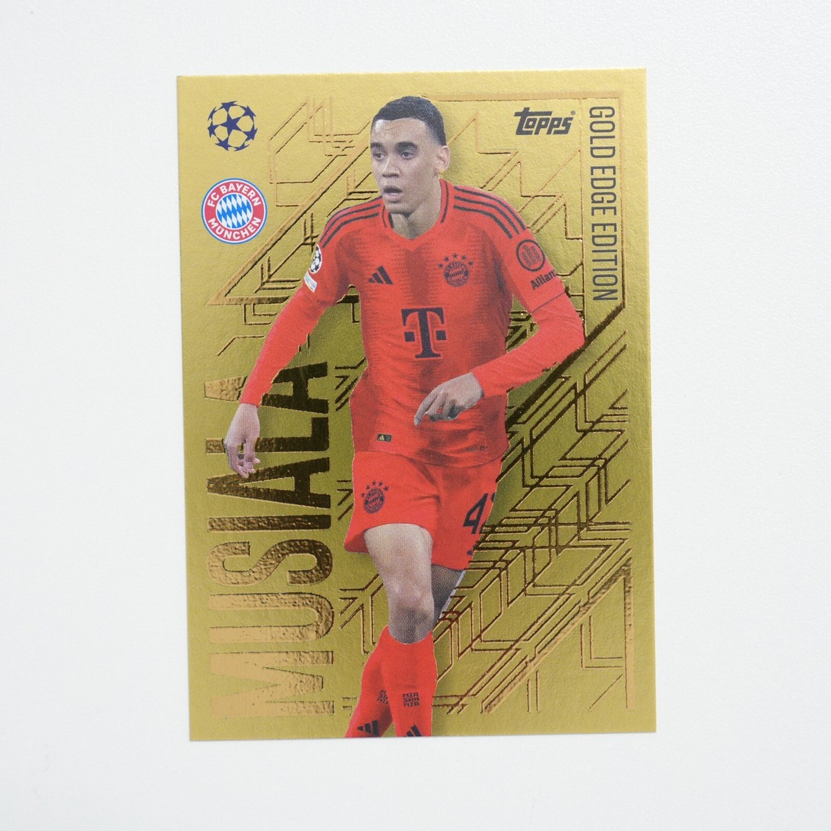 2024-25 Topps Match Attax #GE5 Jamal Musiala Gold Edge