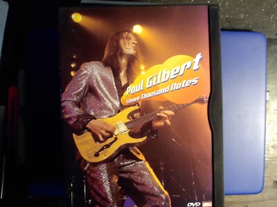 PAUL GILBERT - ELEVEN THOUSAND NOTES DVD REGION FREE NTSC OOP RARE
