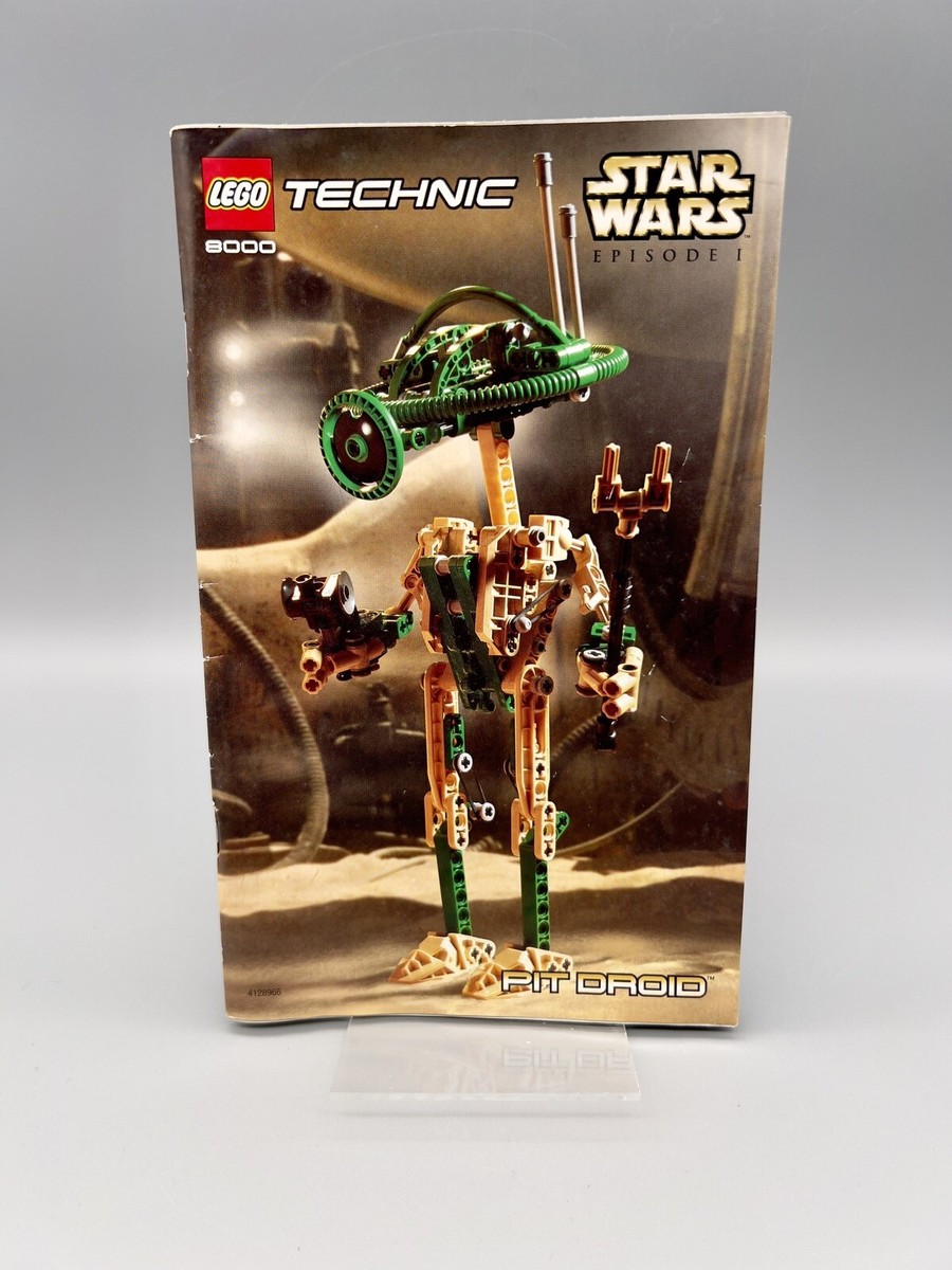 LEGO 8000 Star Wars Technic PIT DROID Anleitung Instruction