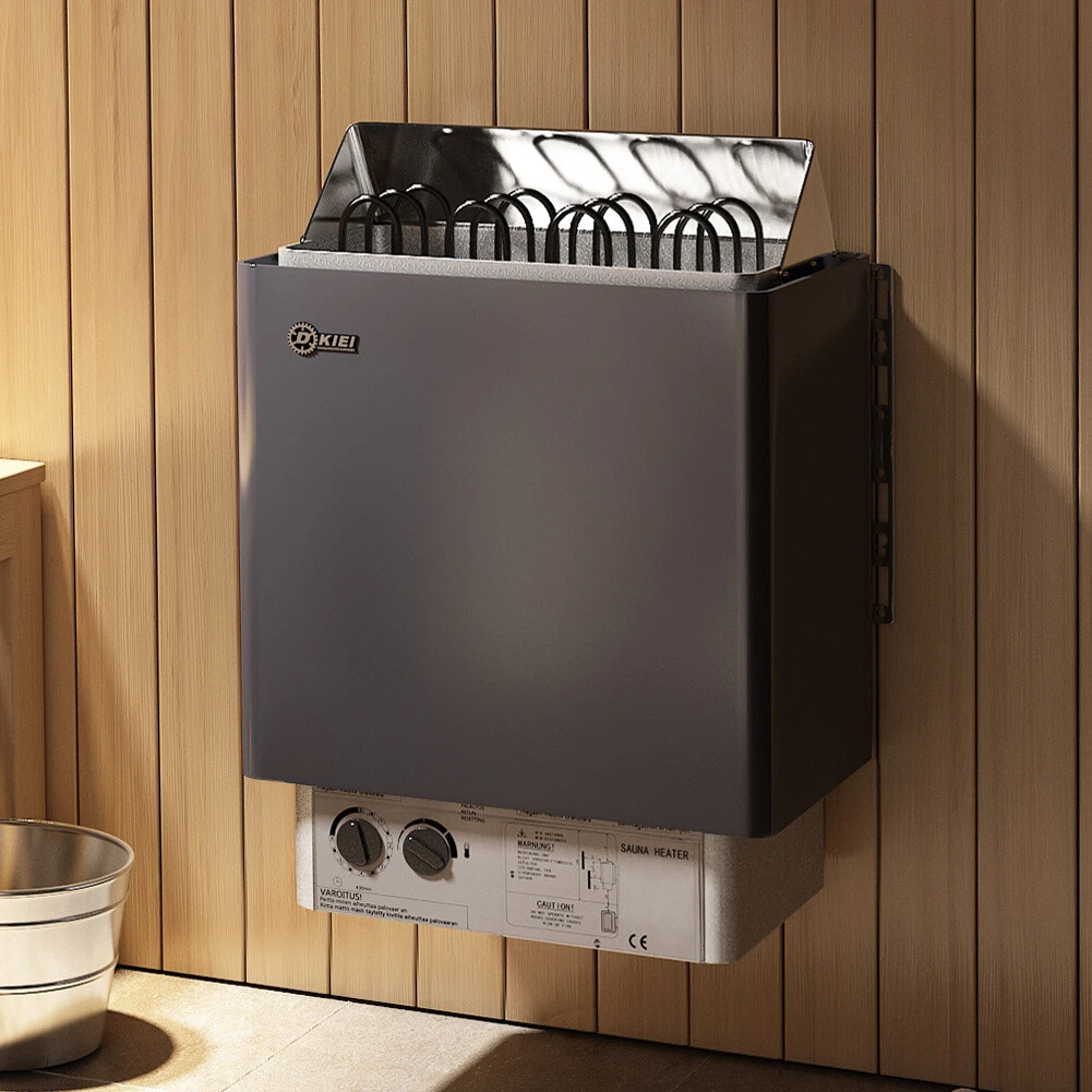 3-9KW Electric Sauna Heater Galvanized Steel Wet u0026amp; Dry Steam SPA Stove  With Rock | eBay