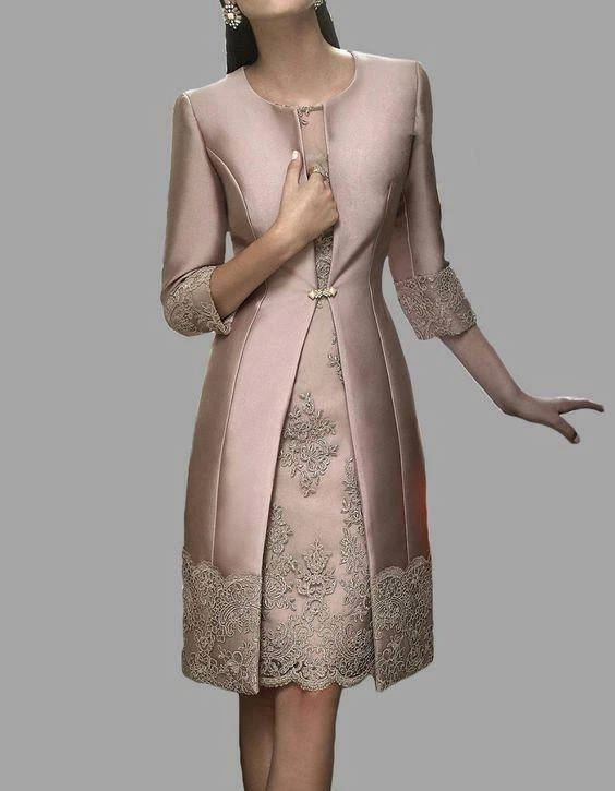 mother of the bride dresses with jacket