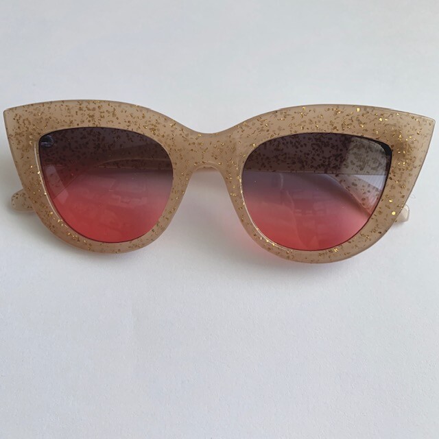Occhiali Da Sole Oversize A Forma Di Occhio Di Gatto, Decorati Con - Foto 5