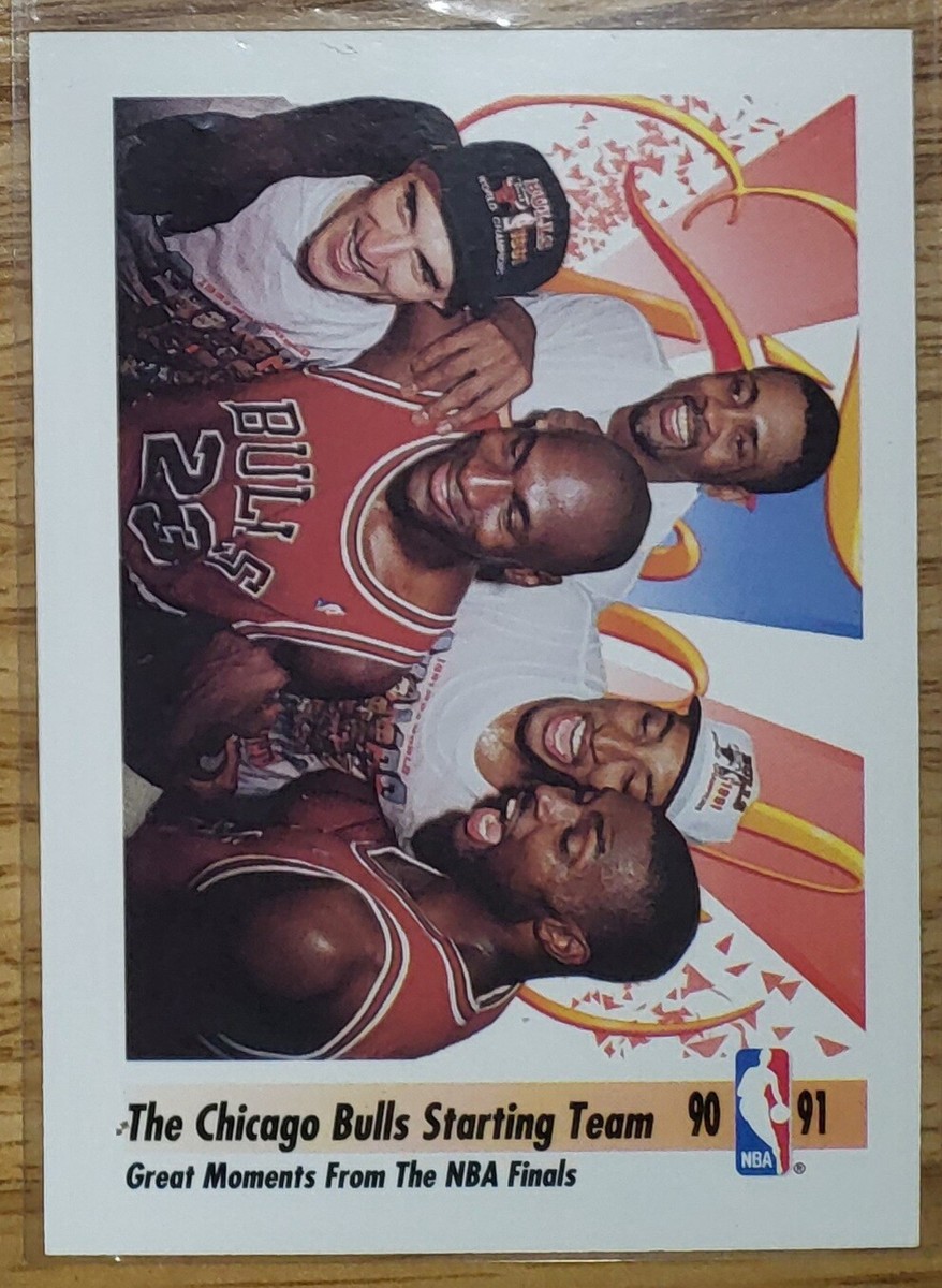 Michael Jordan 90 91 Skybox The Chicago Bulls Starting Team