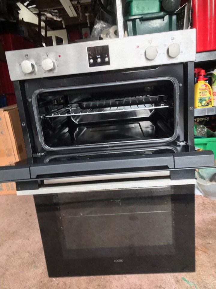 USED LOGIK LBIDOX21 Double Electric Oven eBay