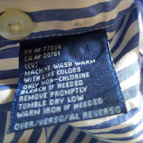 Vintage Tommy Hilfiger 2XL Shirt Mens 90s Striped Button Down Long Sleeve Blue - Picture 7 of 7