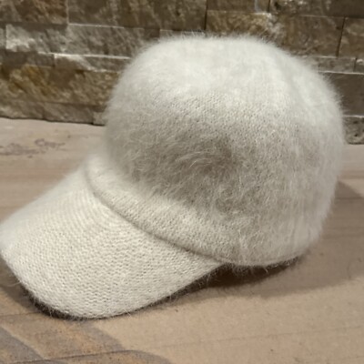 Anthropologie Ivory Wool Hat Anthropologie San Diego Hat Company Cap Womens Wool Blend  main image 2