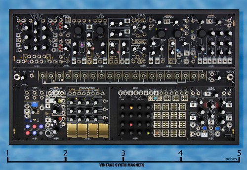 Make Noise 0 Coast Formanta Polivox OSCar Vermona 14 Opus SYNTH fridge magnet - Picture 10 of 12