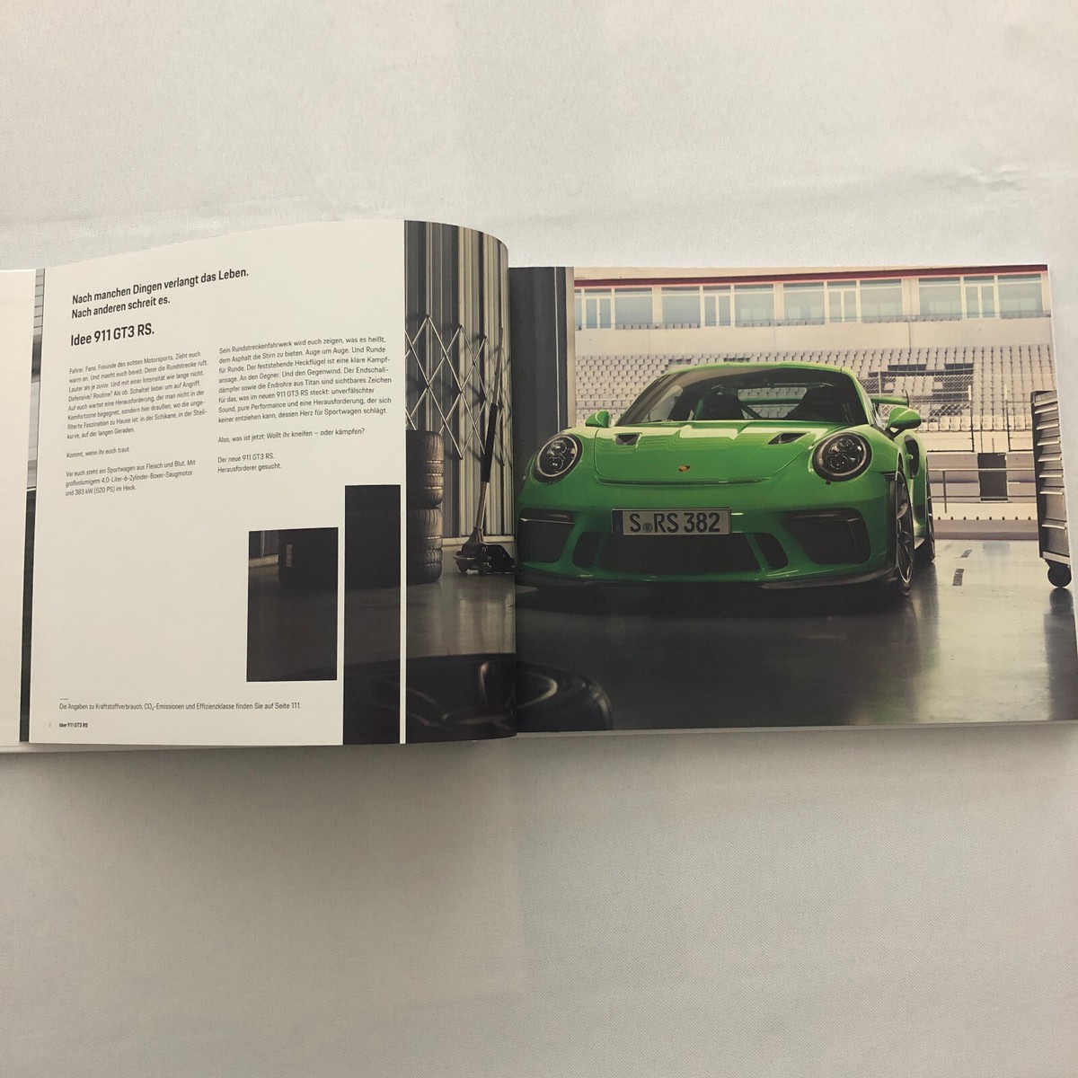 Porsche 911 GT3 RS Sales Brochure Catalog Hardbound Book Porsche