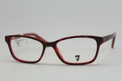1 Unit 7FAM Women WF-PINNACLES REDTT Optical Prescription Frames 52-16-140 #114