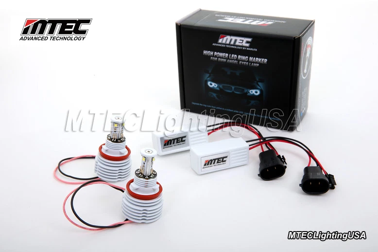 MTEC H8 V3 26W CREE LED Ojo de Ángel Halo Anillo Bombillas PARA BMW E84 X1 2010-2013 Foto 2 de 4